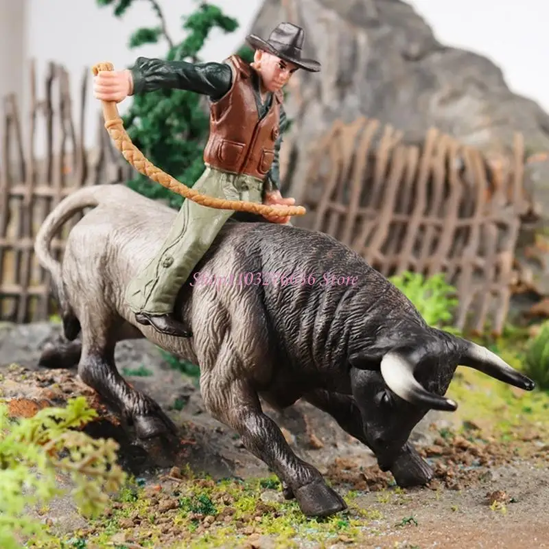 Figuras de torero y toro de simulación animal Matador español - imagen 4