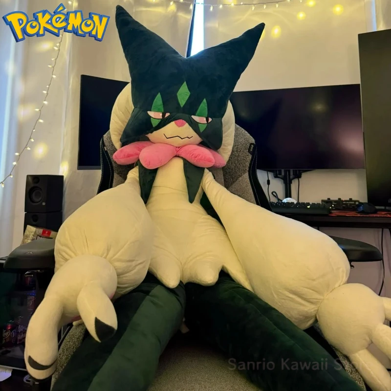 Peluche de Meowscarada Pokemon – Muñeco suave de gran tamaño