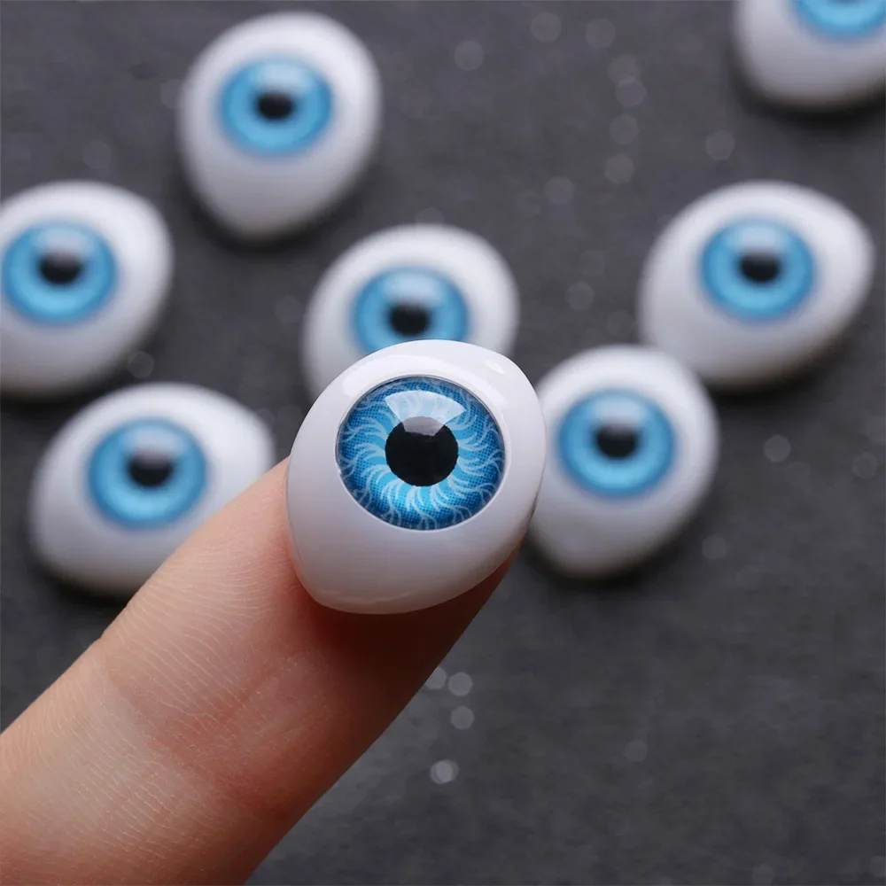 Ojos de seguridad ovalados para muñecas artesanales infantiles - imagen 4