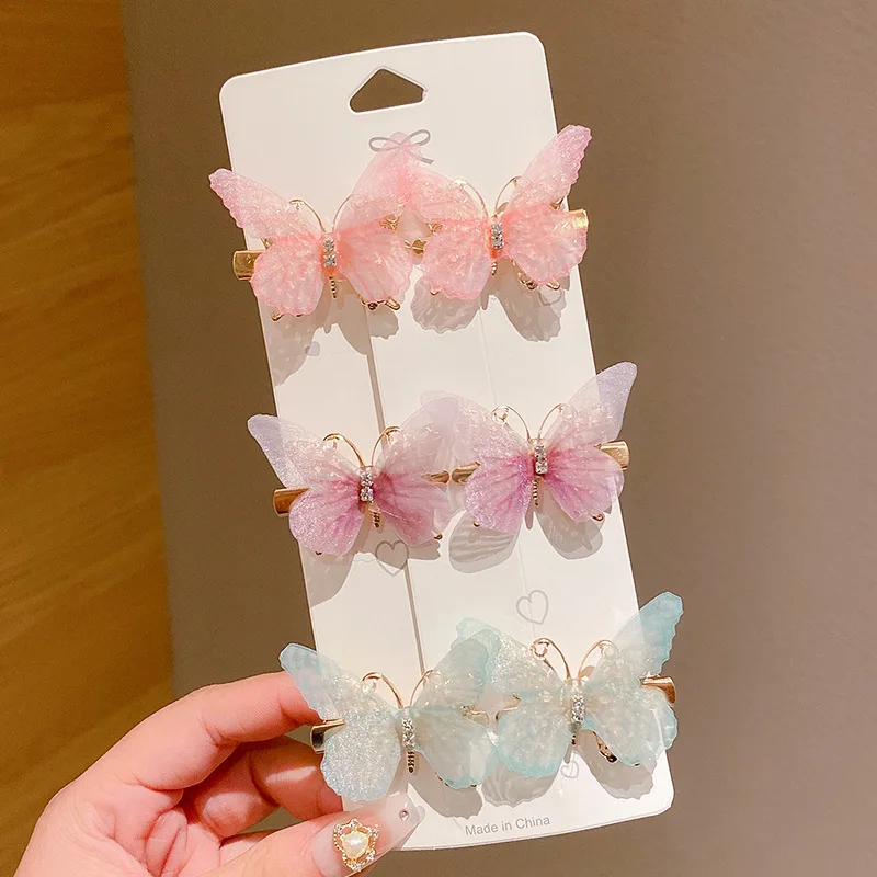 Súper Hada Pinzas mariposa para niñas - Pasadores de pelo divertidos - imagen 5