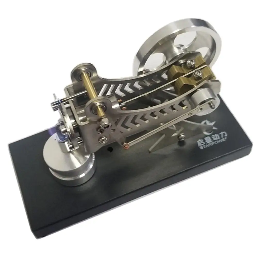 Motor Stirling micro térmico de metal, juguete científico para niños - imagen 3