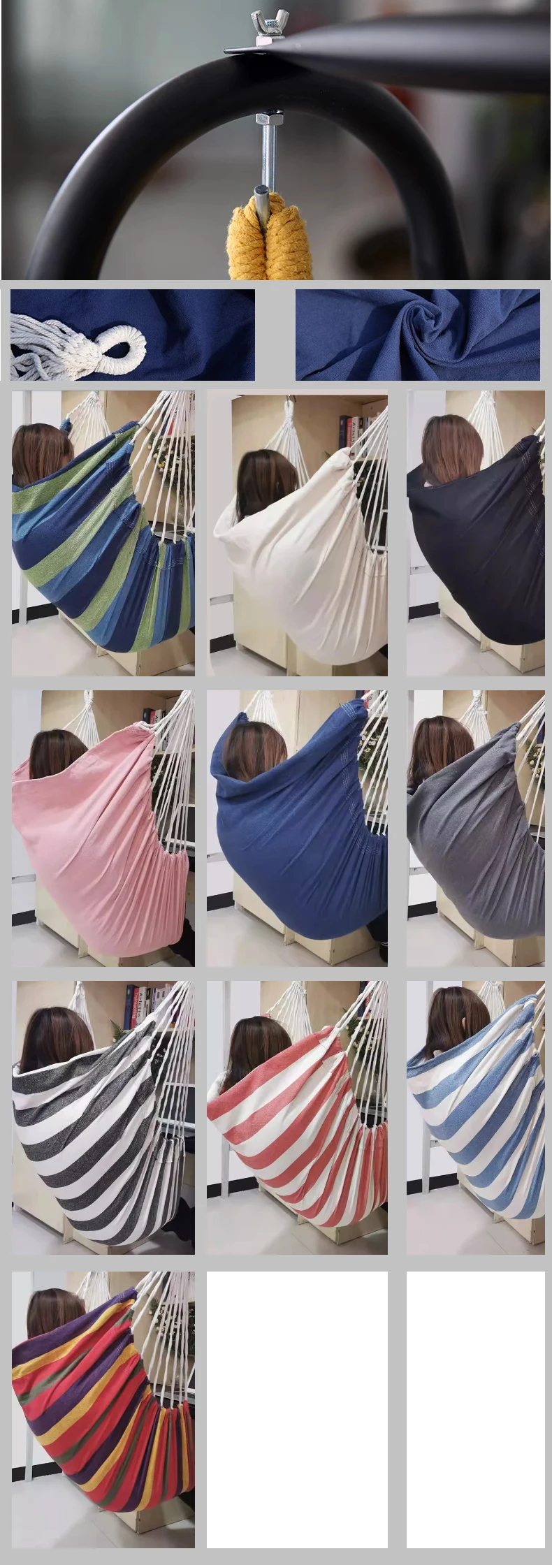 Patrones disponibles para la silla de columpio