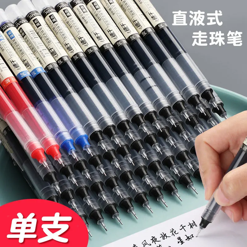 Bolígrafos gel secado rápido con punta fina – tinta negra azul y roja - imagen 2