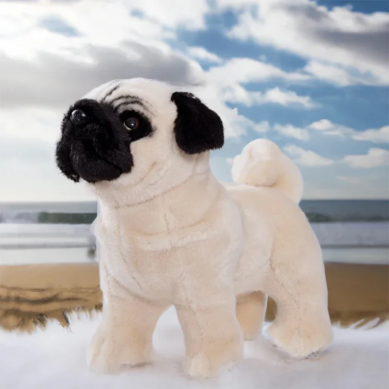 Peluche de perro Shar Pei y Bulldog para regalo de cumpleaños