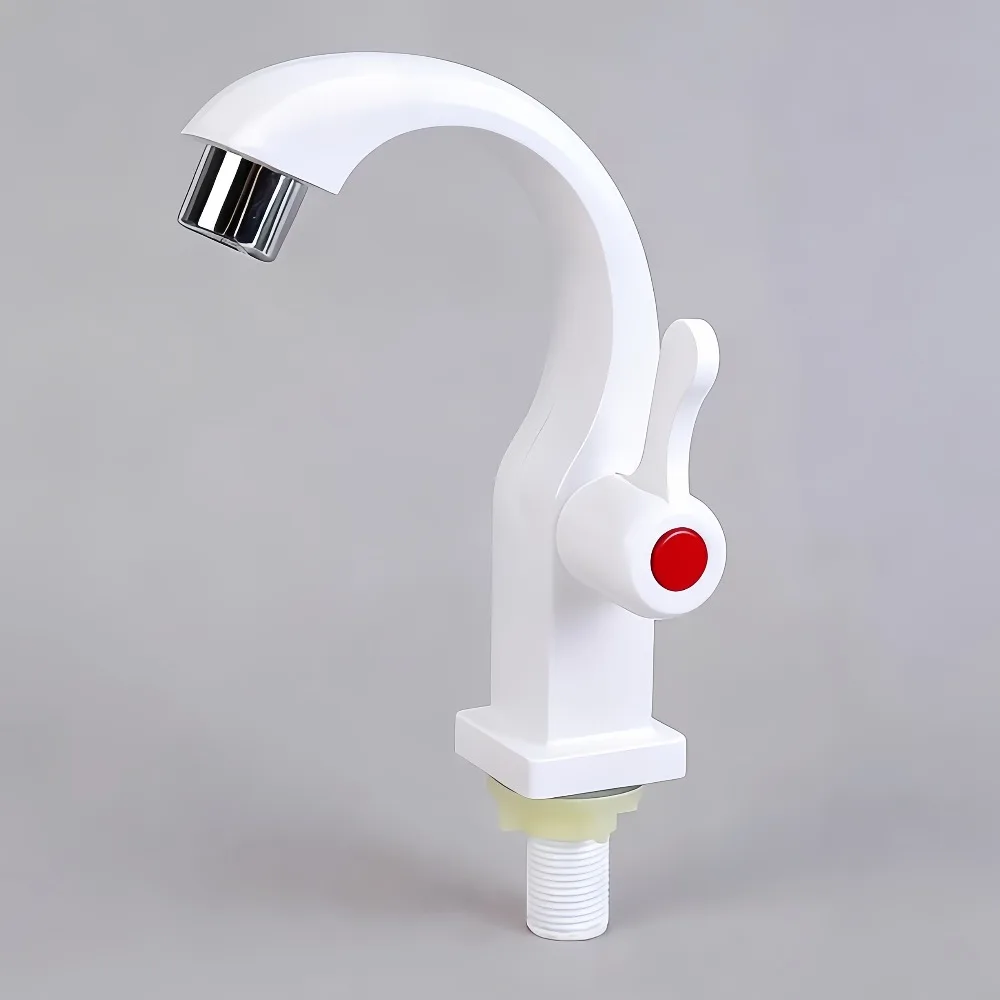 Grifo de plástico para fregadero, instalación fácil, diseño moderno - imagen 2