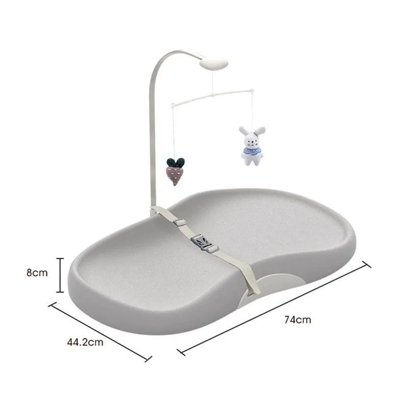 Cambiador de bebé acolchado contorneado impermeable gris - imagen 5