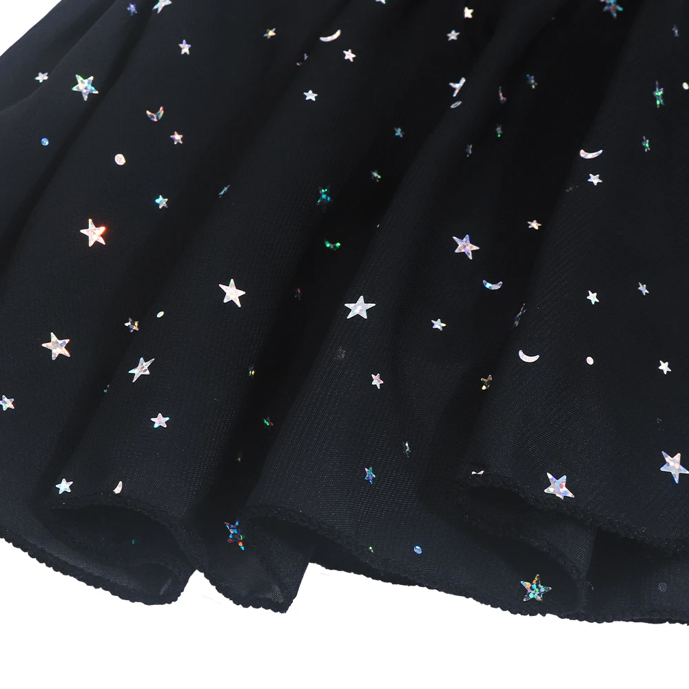 Maillot de ballet para niñas con falda brillante para danza escénica - imagen 5