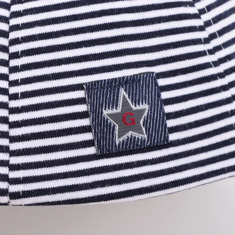 Gorro verano algodón rayas para niño - imagen 4