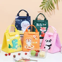 Bolsa térmica escolar para merienda infantil con dibujos animados
