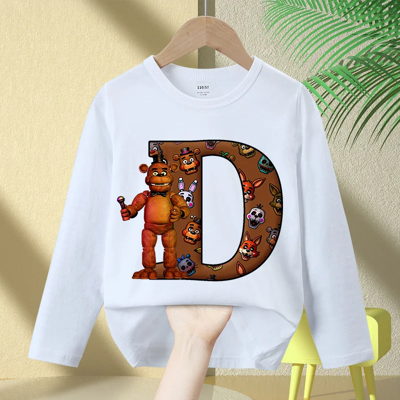 Fnafs camiseta manga larga de Five Nights at Freddys cuello redondo - imagen 2