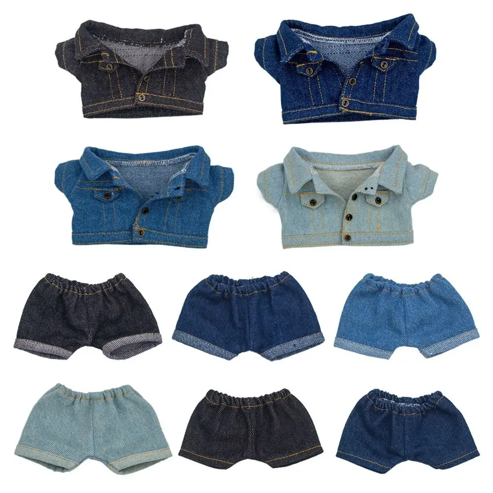 Conjunto ropa muñeca: tops, chaqueta vaquera y pantalones - imagen 3