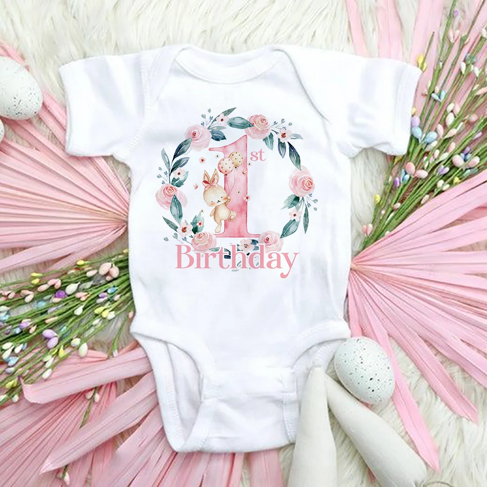 My 1st Birthday Body para bebé recién nacido - Manga corta - imagen 4
