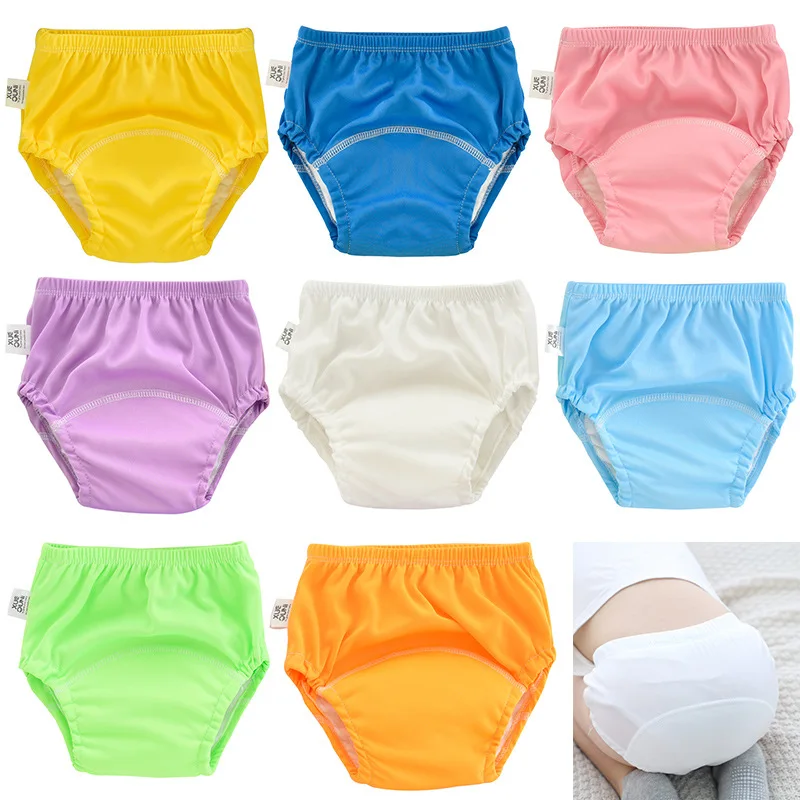 Pañales de entrenamiento reutilizables impermeables para bebé - imagen 4