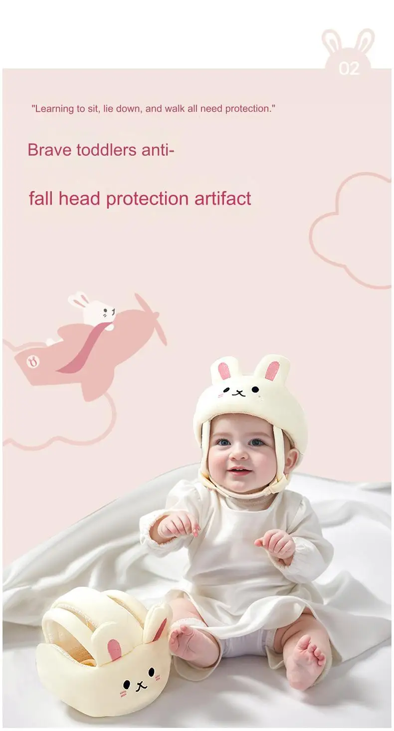 Cojín protector para cabeza de bebé