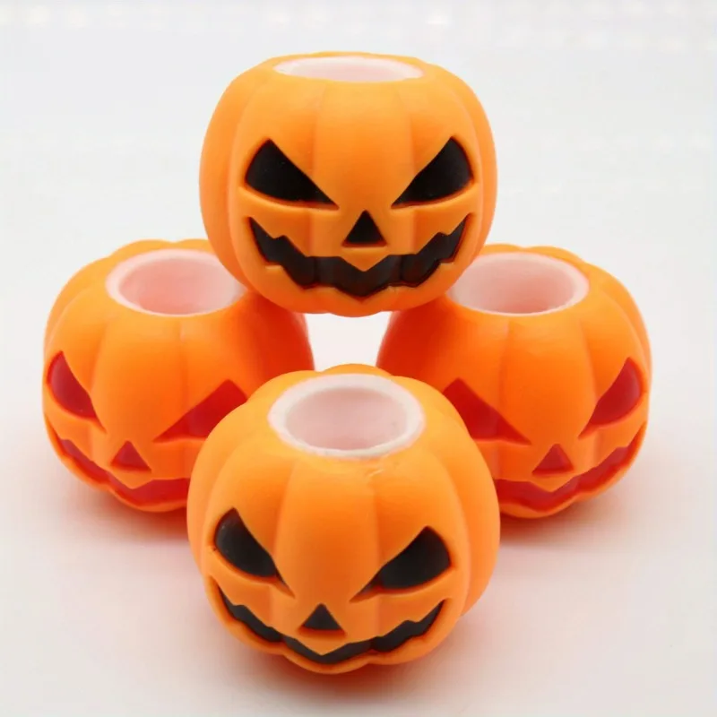 Bola antiestrés calabaza para niños – Juguete Halloween divertido - imagen 2