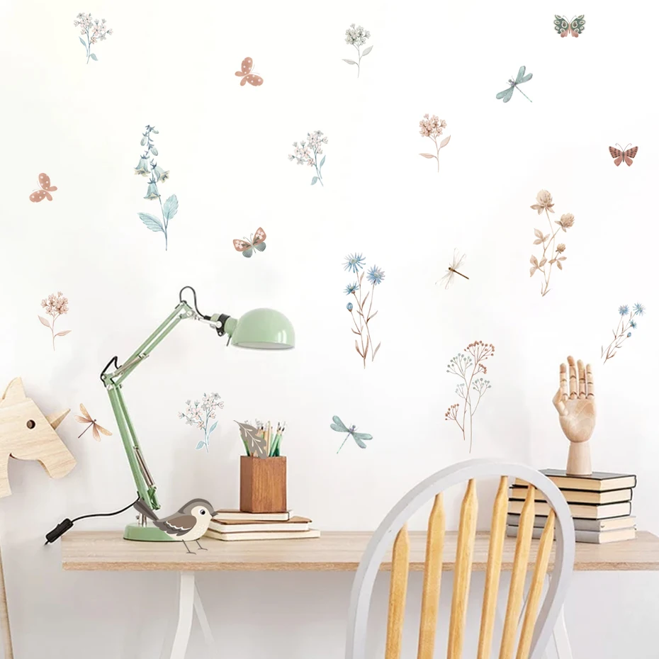 Decoración interior con estilo boho floral
