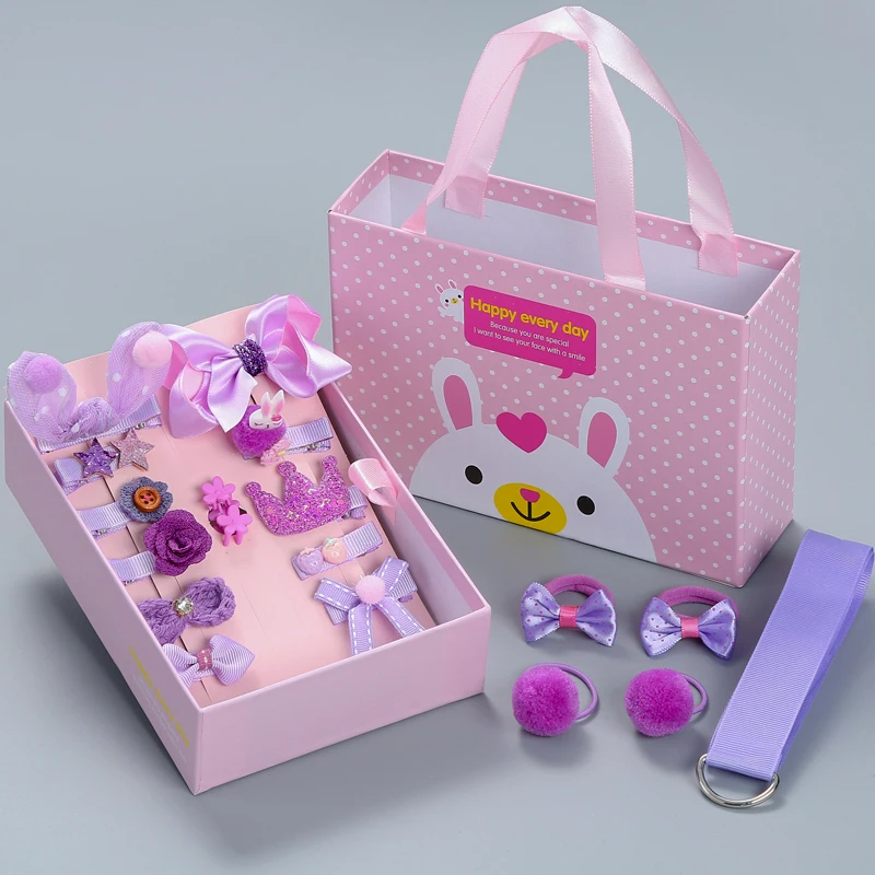 Conjunto de accesorios para el pelo de niña con diadema y horquillas - imagen 3