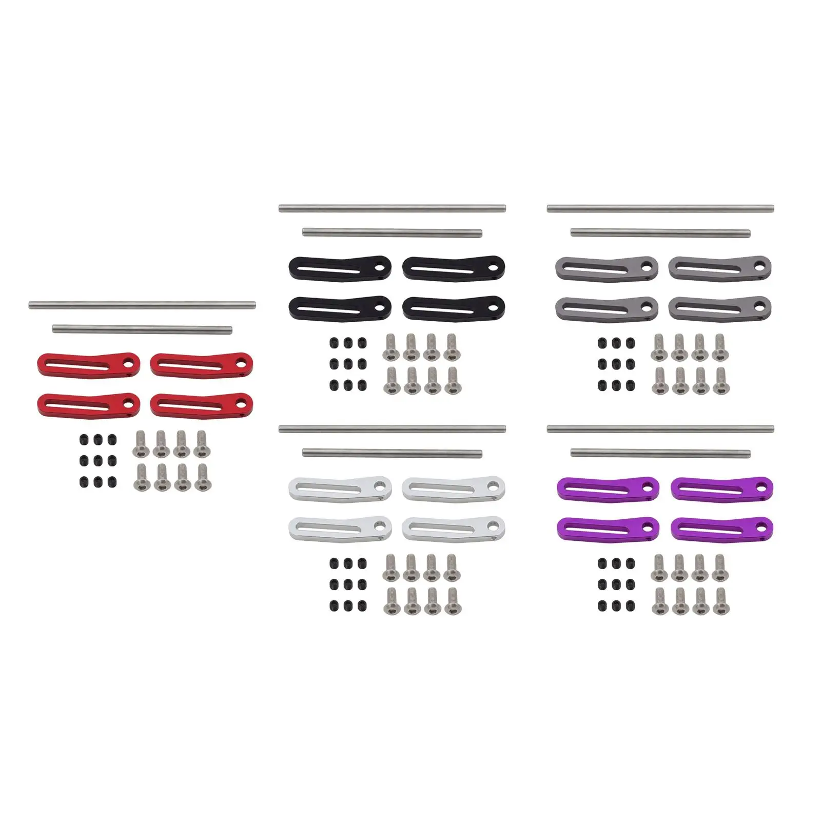 Aluminum Alloy Modular CNC RC Bumper for 1:10 RC Hobby Car Model DIY Accs Aluminum Alloy Modular CNC RC Bumper for 1:10 RC Hobby Car Model DIY Accs