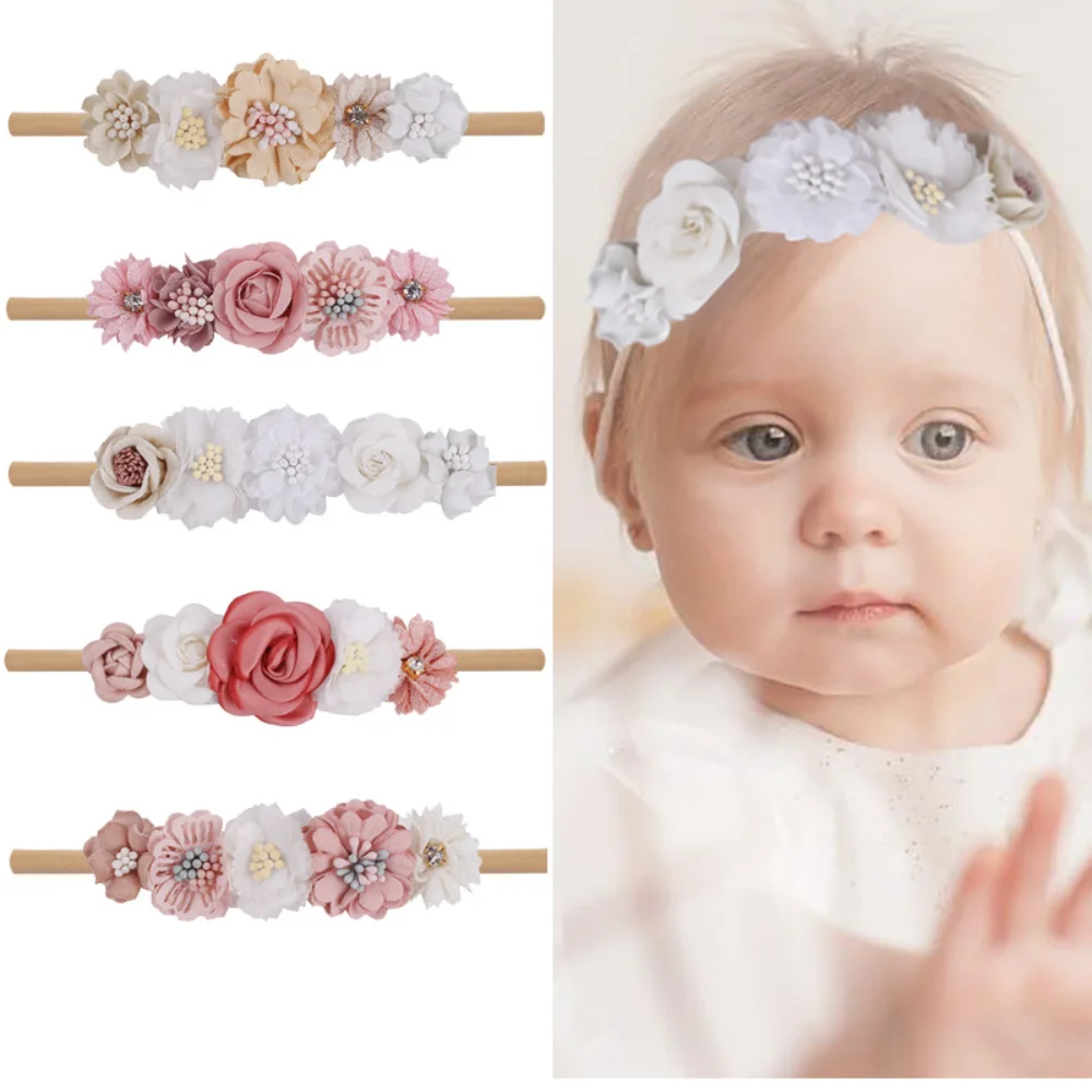 Diadema bebé elástica para fotos – accesorios recién nacidos