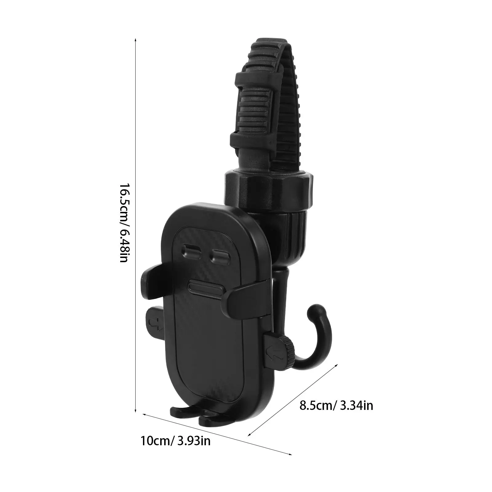 Soporte universal para teléfono con gancho para carrito y paseo - imagen 4