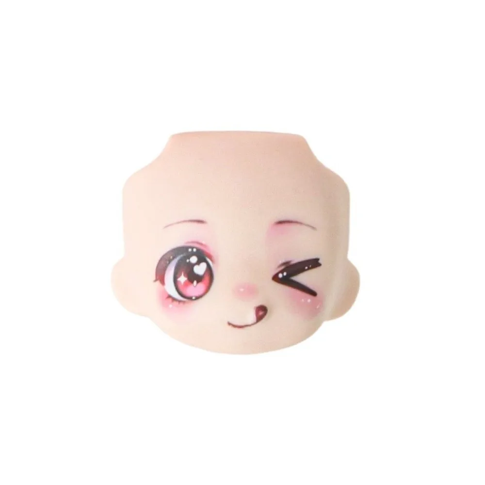 Cabezas intercambiables OB11 con expresiones faciales 3D estilo anime