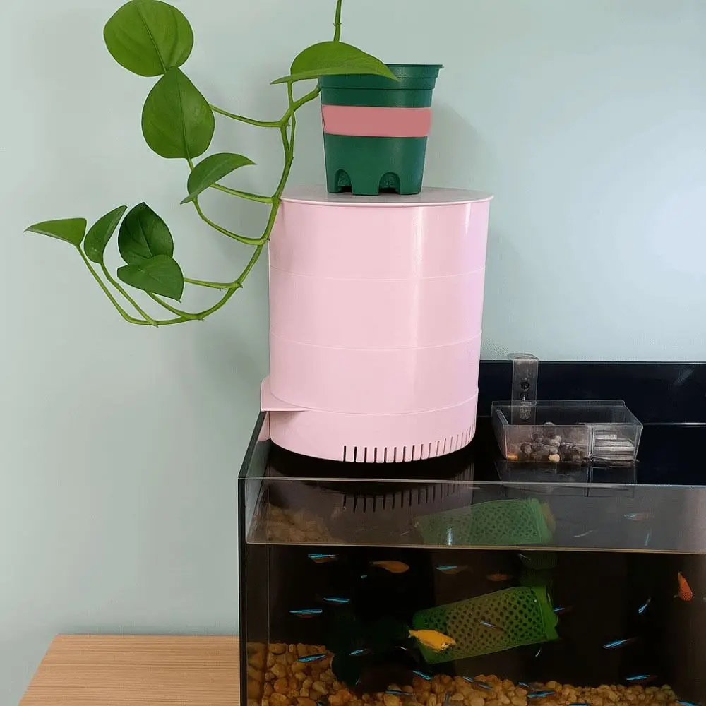 Filtro de cascada silencioso para acuario externo, montaje en pared - imagen 5