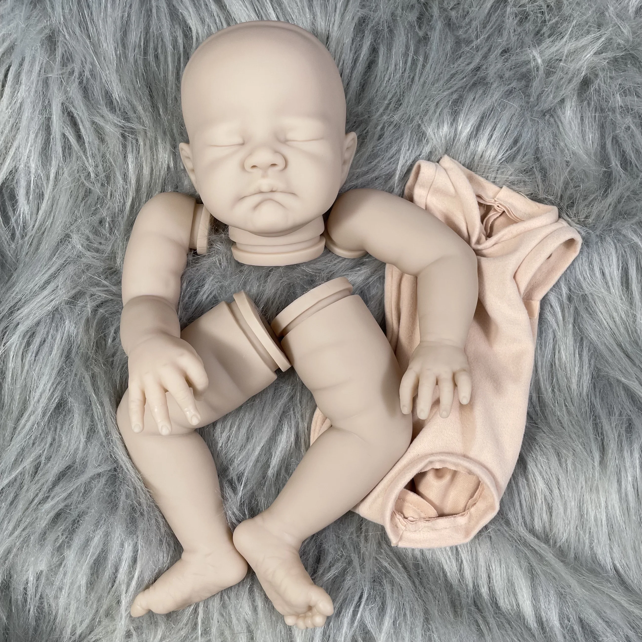 Kit de muñeca Reborn vista frontal