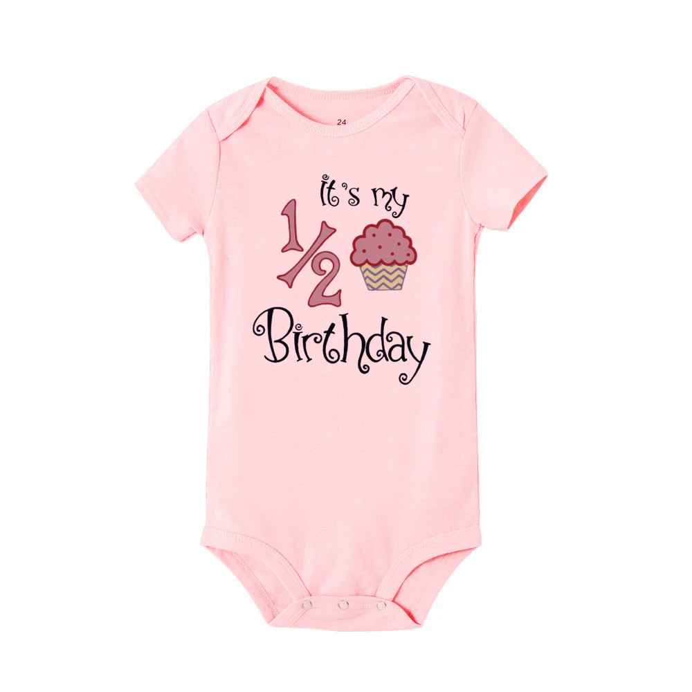 Body estampado pastel para bebé - Pelele de manga corta para verano - imagen 5