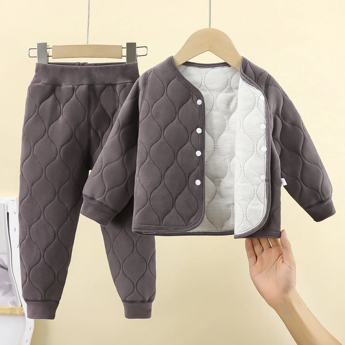 Conjunto de invierno grueso para niños – ropa cálida - imagen 2