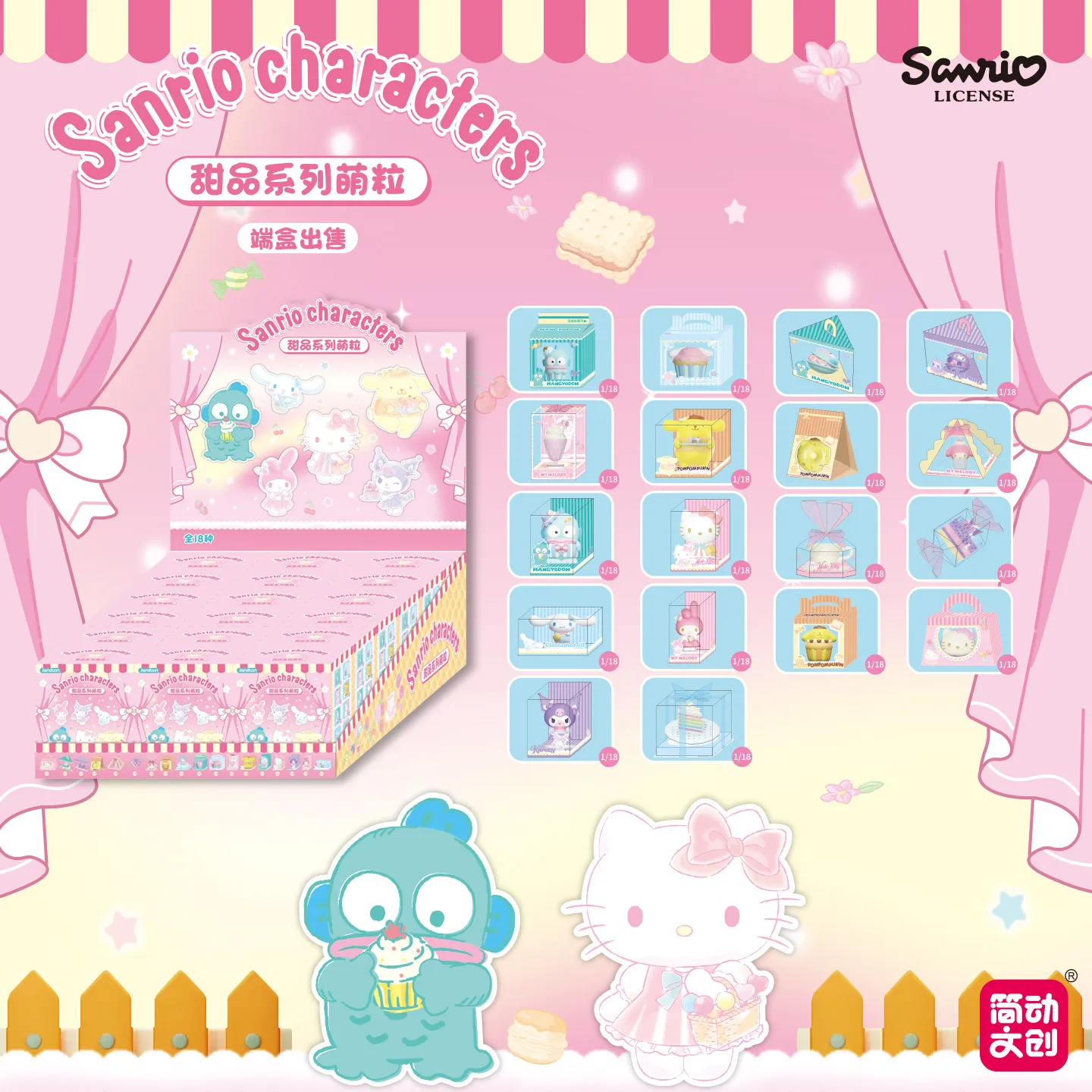 Figura coleccionable de anime Sanrio con personajes variados - imagen 2