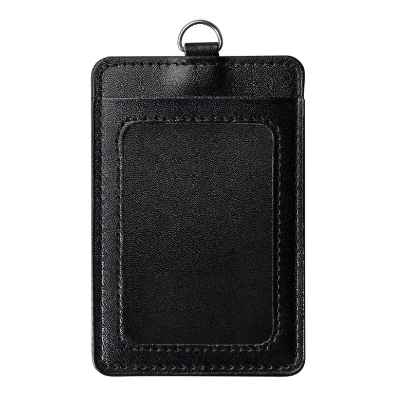 Funda protectora de cuero PU para tarjetas escolares