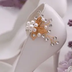 Clips de zapatos extraíbles con hebilla decorativa para graduación
