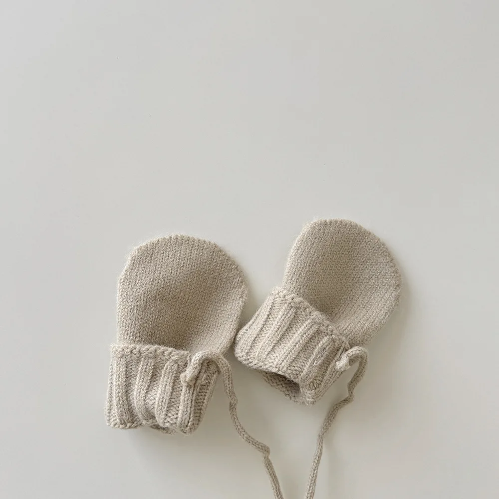 Guantes y mitones de invierno para bebé – Cálidos, color sólido - imagen 2