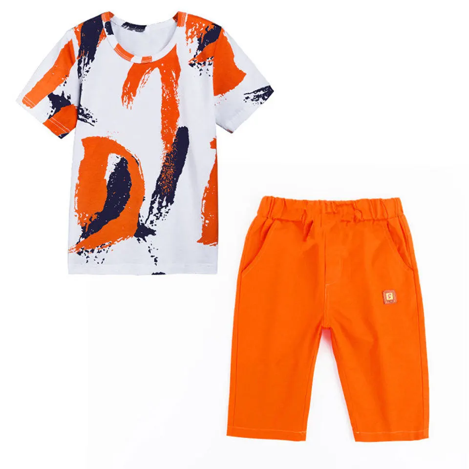 Conjunto veraniego de algodón para niño: camisa y pantalón corto - imagen 5