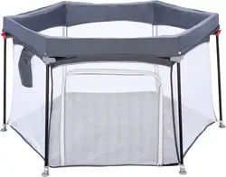 UBRAVOO Parque infantil hexagonal plegable para bebés seguro