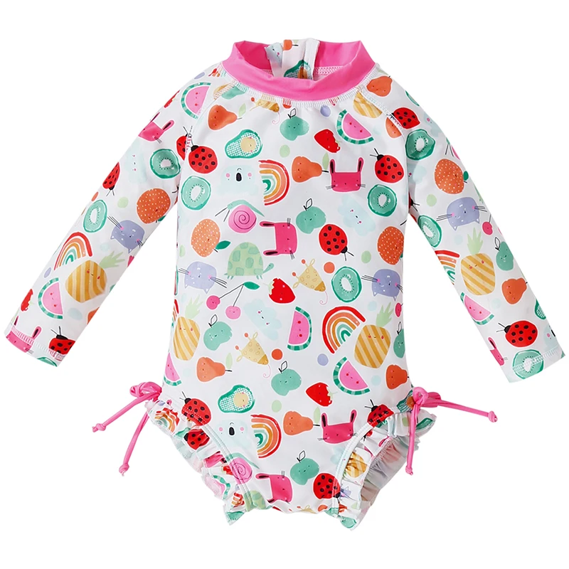 Bañador extensible con protección solar para niña