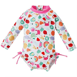 Bañador extensible con protección solar para niña