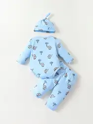 Conjunto de escalada para recién nacido con elefantes y globos