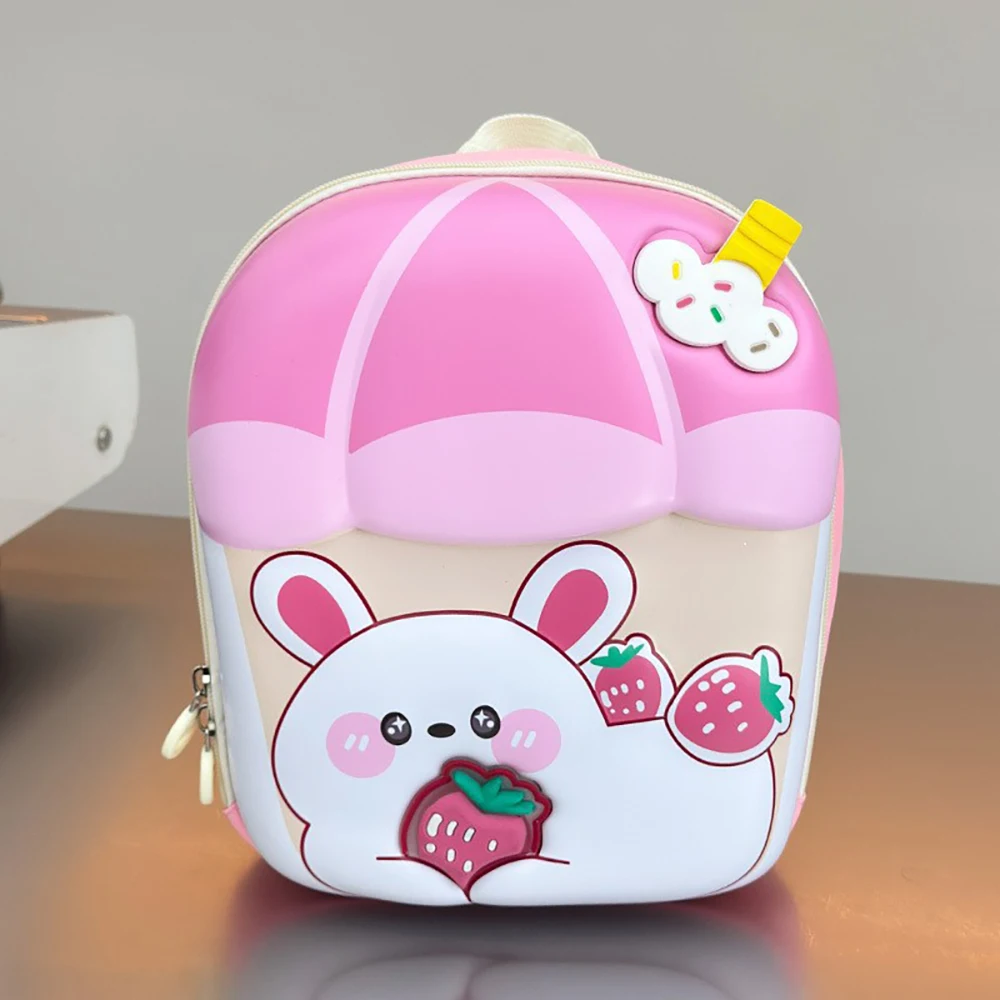 Mochila infantil de conejito con carcasa rígida para preescolar - imagen 4