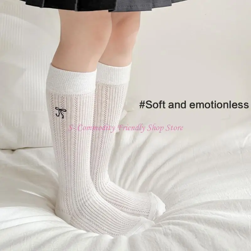 Calcetines largos elásticos de malla transpirable para verano - imagen 5