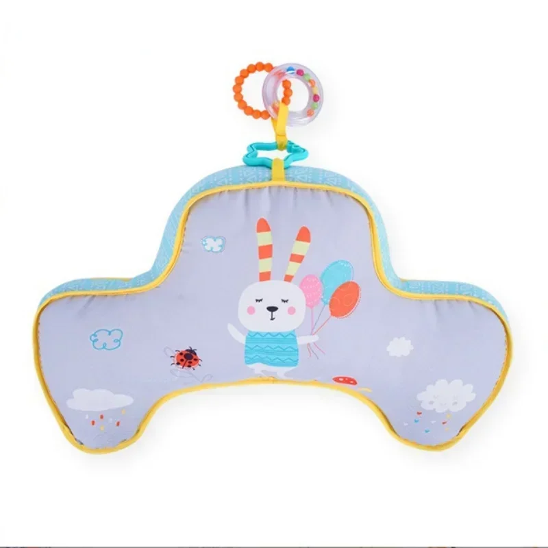 Almohada sensorial de doble cara para recién nacido con contrastes - imagen 4