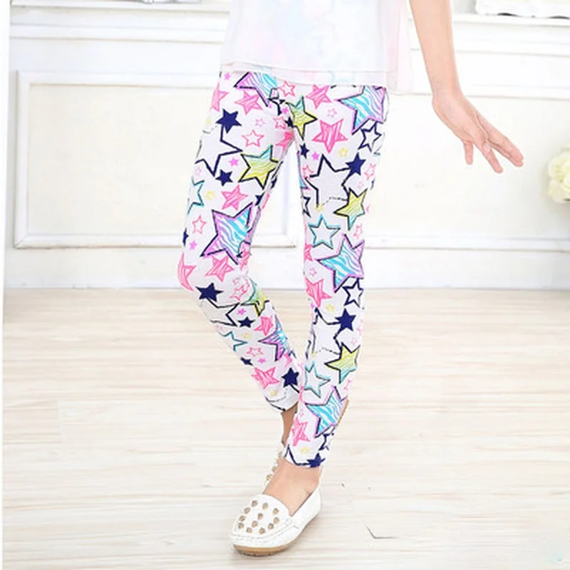 Leggings ajustados para niña con estampado de dibujos animados - imagen 3