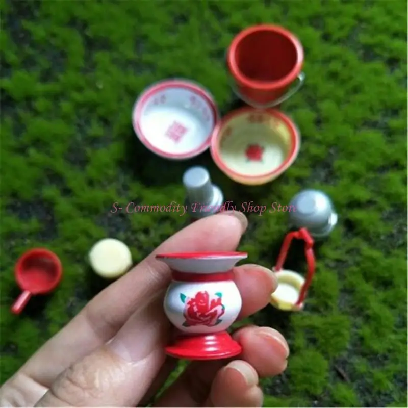 Accesorio cocina casa de muñecas estilo vintage retro esmaltado - imagen 2