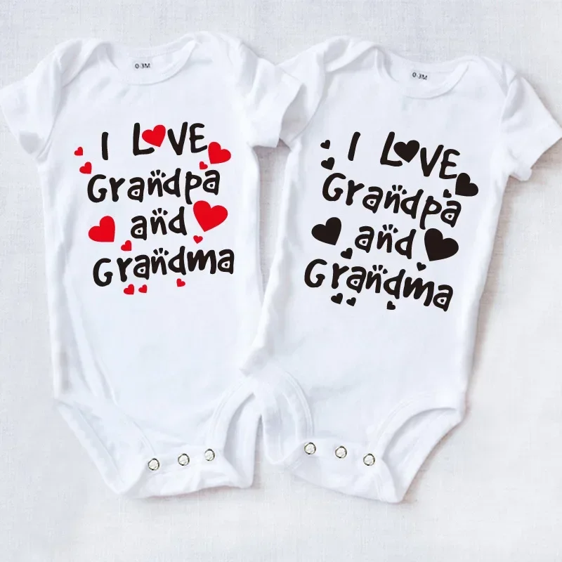 Mamelucos I Love Grandpa – Algodón veraniego para bebé - imagen 3