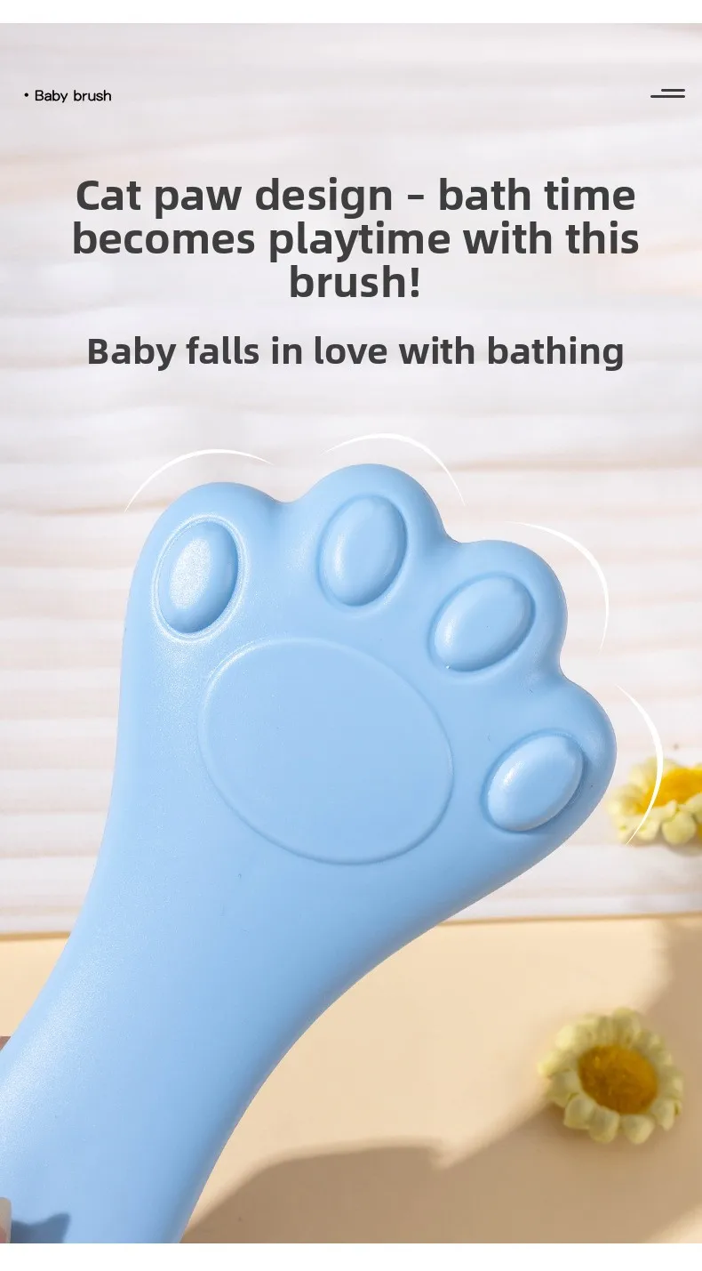 Diseño infantil que facilita el agarre durante el lavado
