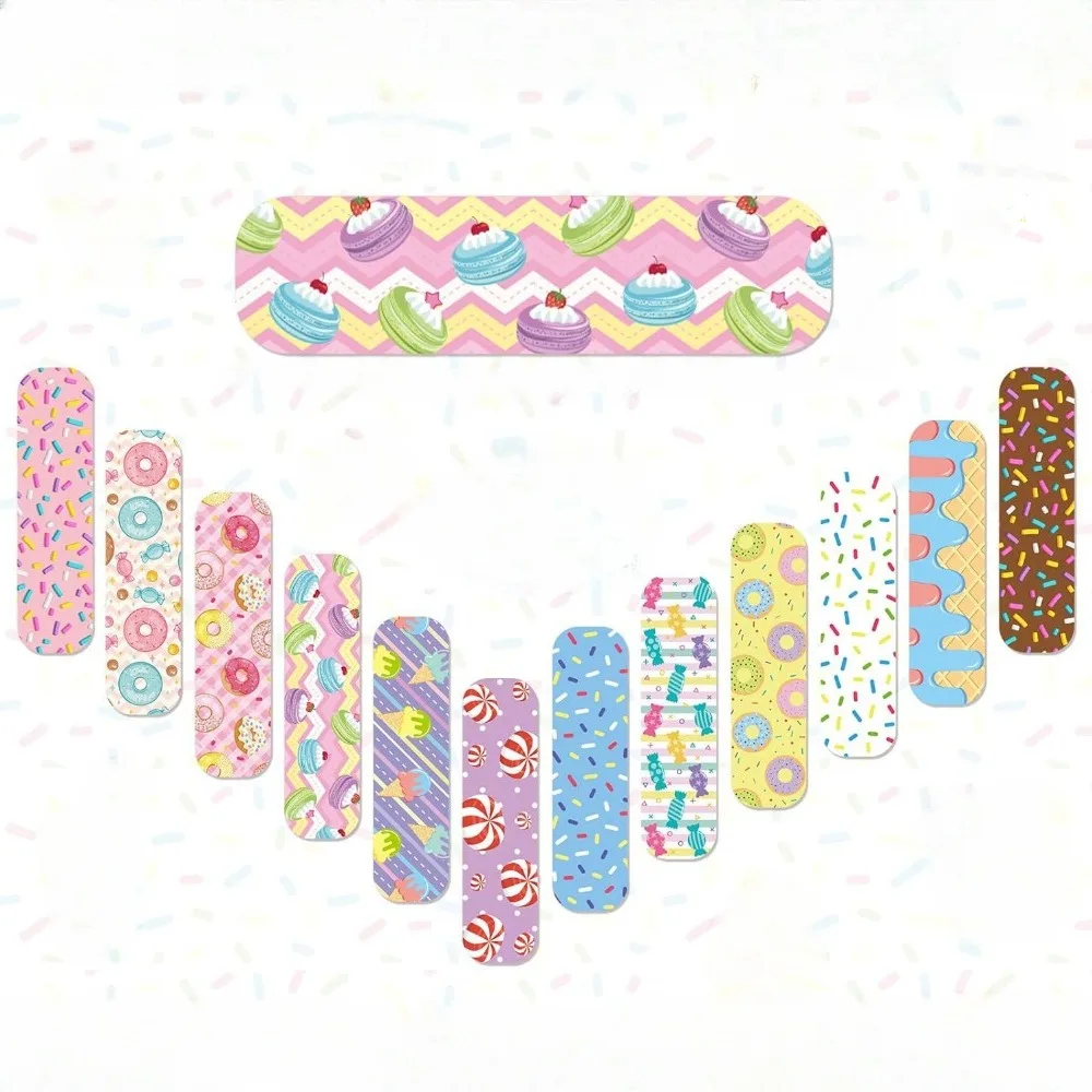 Tiritas adhesivas infantiles kawaii con donuts y helados para niños - imagen 4