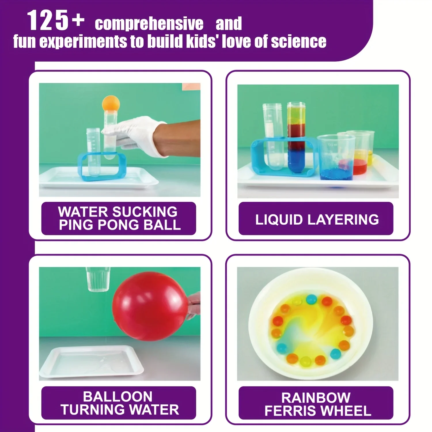 Kit de ciencias STEM con experimentos y guía educativa para niños - imagen 5