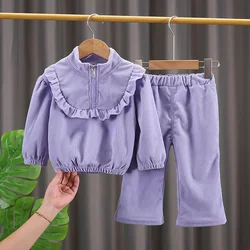 Conjuntos de otoño para niñas – Sudadera manga larga y pantalones
