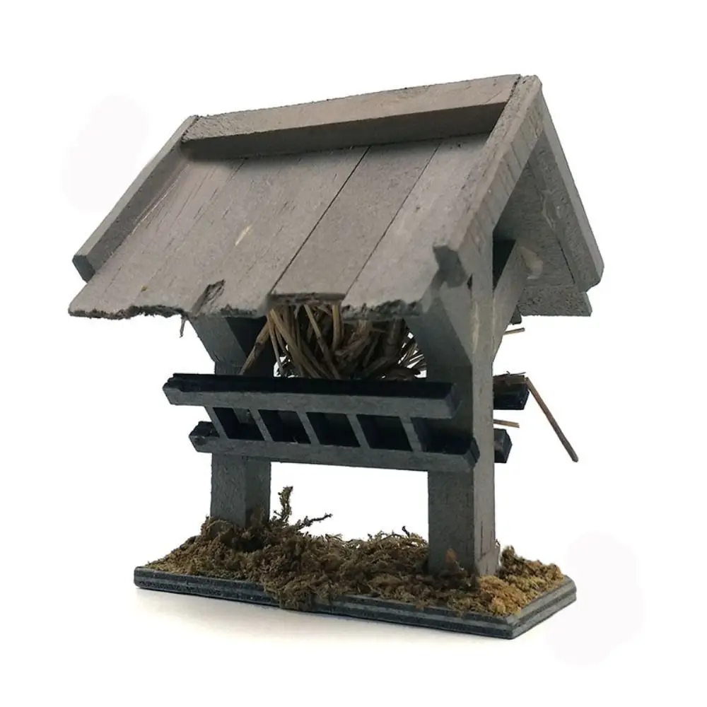 Figura pesebre miniatura en madera para casa de muñecas - imagen 4
