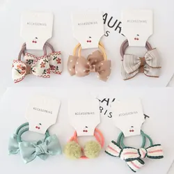 Diadema elástica con lazo para niña - Accesorios de pelo infantil